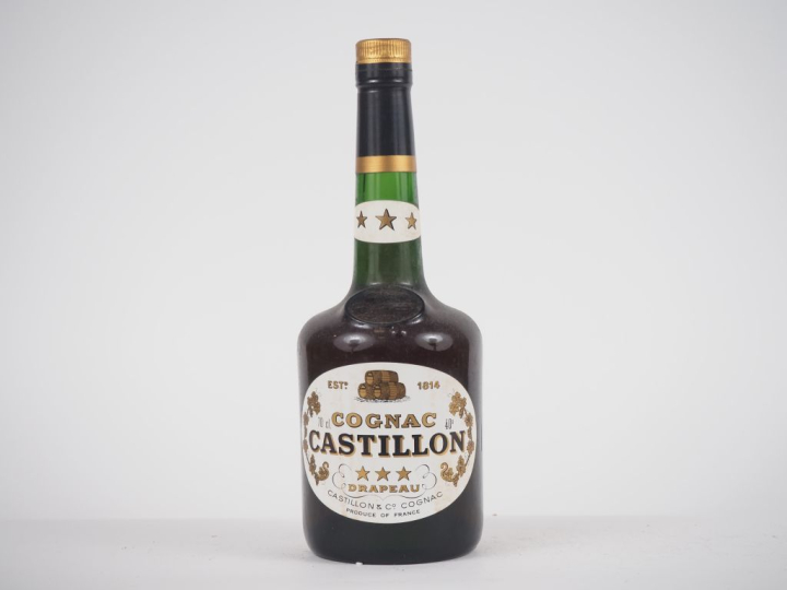 1 BOUTEILLE COGNAC CASTILLON DRAPEAU