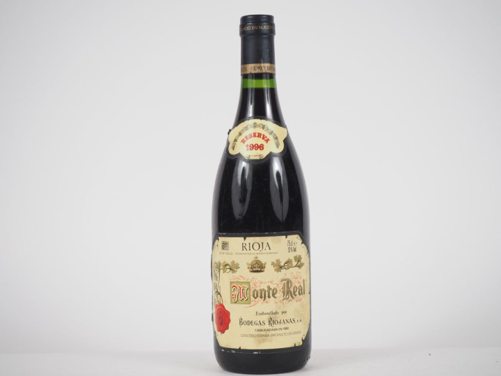 1 BOUTEILLE RIOJA "RESERVA" MONTE REAL - 1996 
