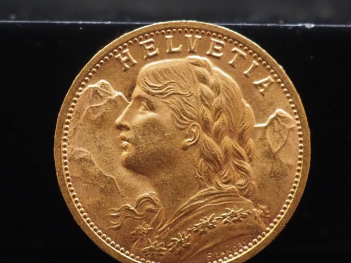 1 Pièce de 20 Francs Suisse or   