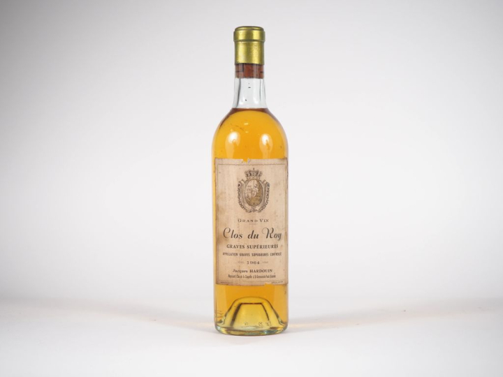 1 BOUTEILLE CLOS DU ROY GRAVES SUPÉRIEURES - 1964 - BG/ELS
