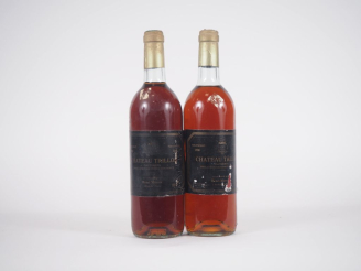 Vente aux enchères 2 BOUTEILLES CHÂTEAU TRILLON SAUTERNES - 1988 - 1 BON NIVEAU/1 BG-LB/1