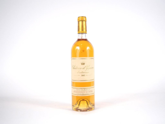 Vente aux enchères 1 BOUTEILLE CHÂTEAU D'YQUEM 1er CCS SAUTERNES - 2002 - BG