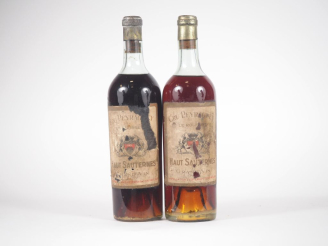 Vente aux enchères 2 BOUTEILLES PEYRAGUEY "LE ROUSSET" HAUT SAUTERNES - HEP/ETS/EA 