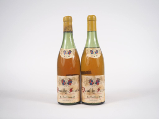 Vente aux enchères 2 BOUTEILLES POUILLY FUISSÉ "V.S.R" ZOLLINGER - NM - 1 à 5,5 CM/1 à 5,