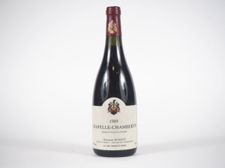 Vente aux enchères 1 BOUTEILLE CHAPELLE CHAMBERTIN GC DOMAINE PONSOT - 1989 