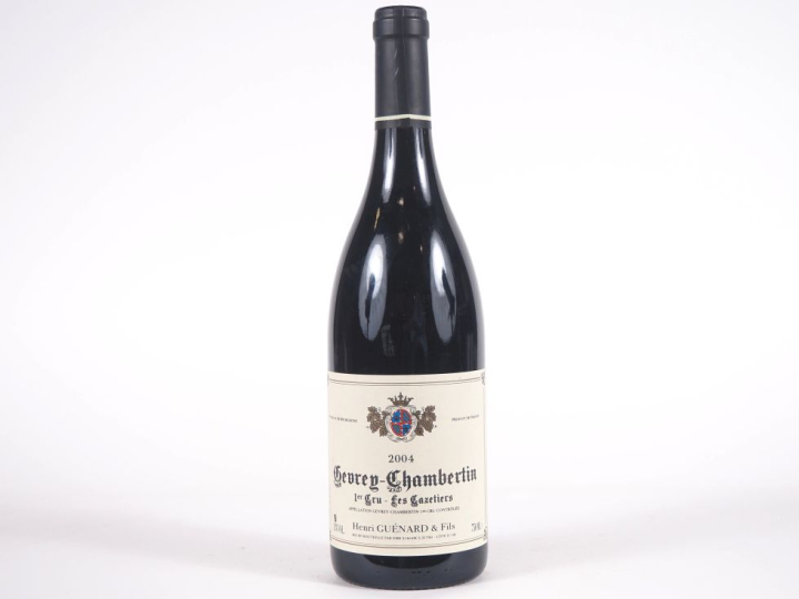 1 BOUTEILLE GEVREY CHAMBERTIN 1er CRU "LES CAZETIERS" HENRI GUÉNARD ET