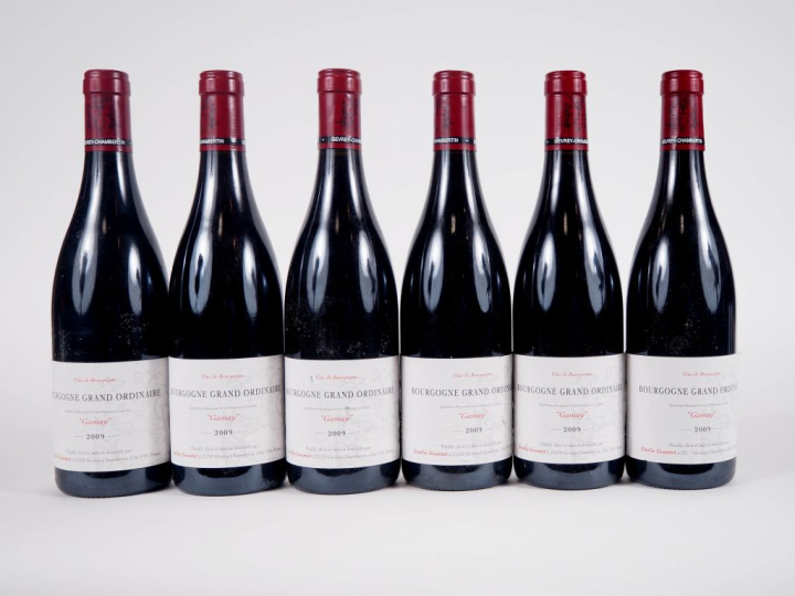 6 BOUTEILLES BOURGOGNE GRAND ORDINAIRE "GAMAY" EMILIE GEANTET - 2009 