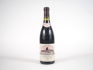Vente aux enchères 1 BOUTEILLE CHÂTEAUNEUF DU PAPE DOMAINE MERCIER - 1990 - ETLS 