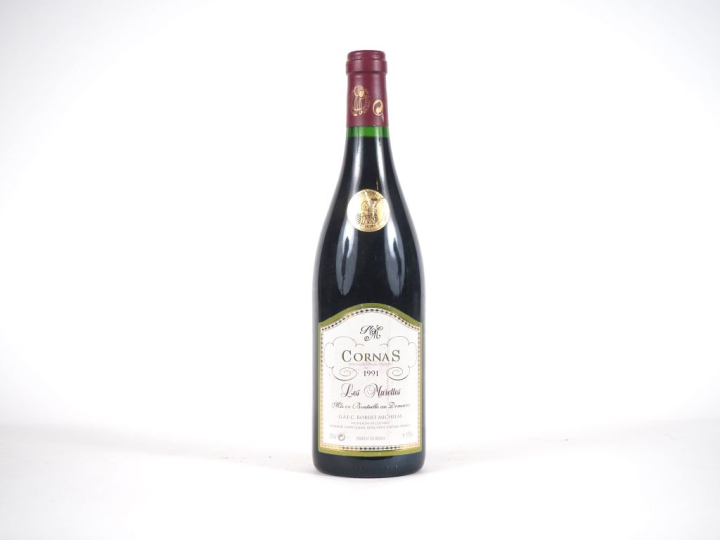 1 BOUTEILLE CORNAS "LES MURETTES" DOMAINE SAINT JEMMS - 1991 