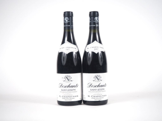 Vente aux enchères 2 BOUTEILLES SAINT JOSEPH DESCHANTS M. CHAPOUTIER - 1997 