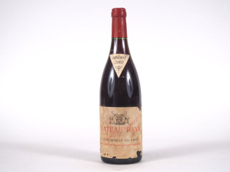 Vente aux enchères 1 BOUTEILLE CHÂTEAU RAYAS CHÂTEAUNEUF DU PAPE - 2002 - ES 