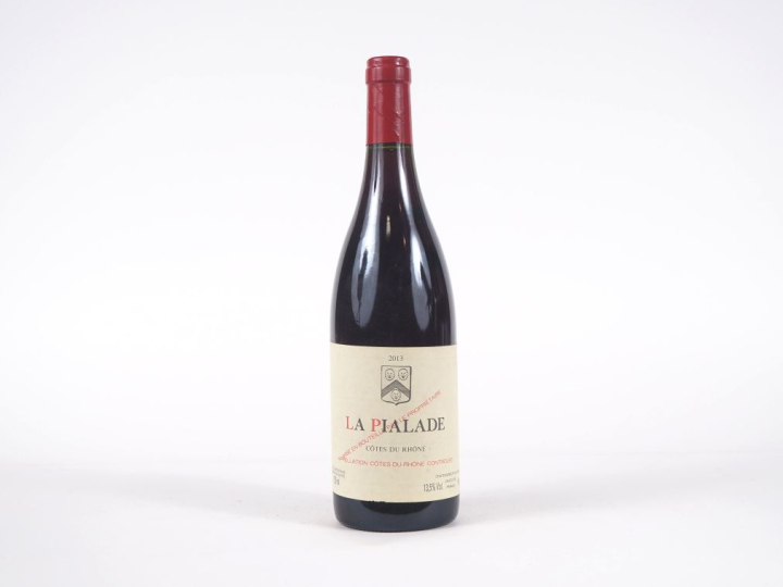1 BOUTEILLE LA PIALADE CÔTES DU RHÔNE - 2013 - CAPSULE TRÈS LÉGER PLIS