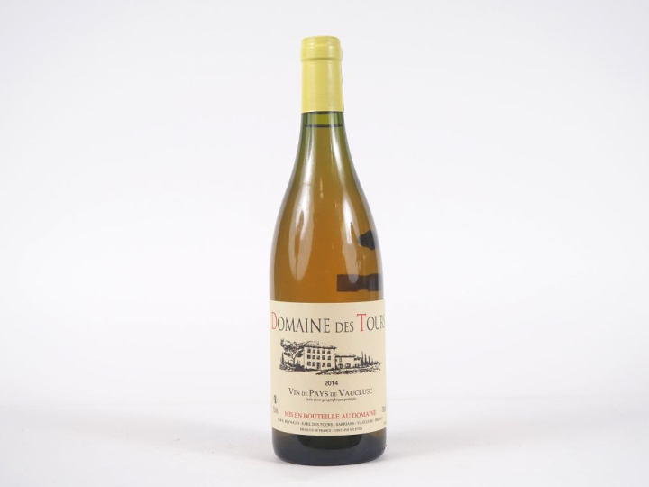 1 BOUTEILLE DOMAINE DES TOURS BLANC VIN DE PAYS DE VAUCLUSE E. REYNAUD