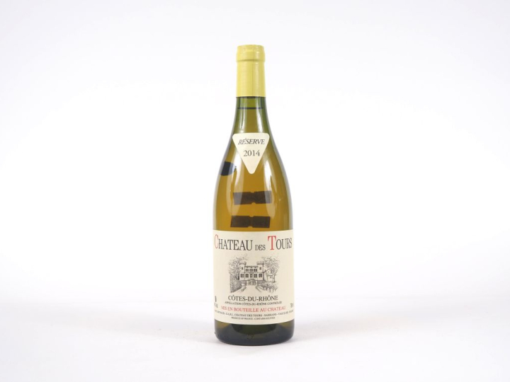 1 BOUTEILLE CHÂTEAU DES TOURS CÔTES DU RHÔNE E.REYNAUD - 2014 