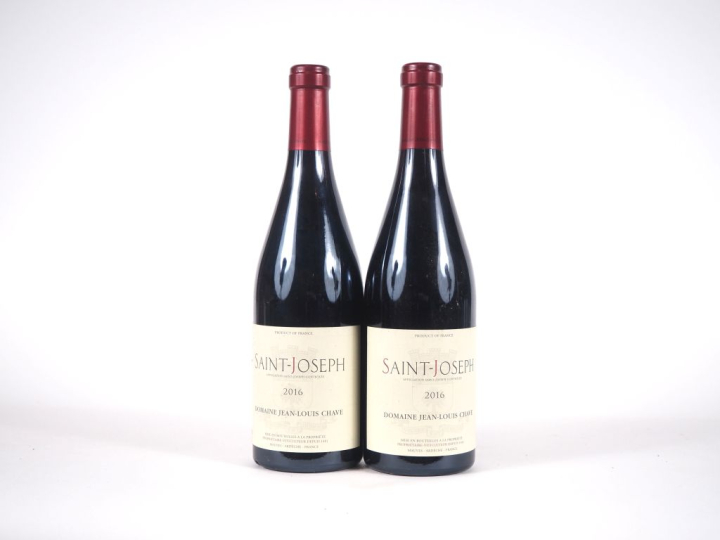 2 BOUTEILLES SAINT JOSEPH DOMAINE JEAN LOUIS CHAVE - 2016 