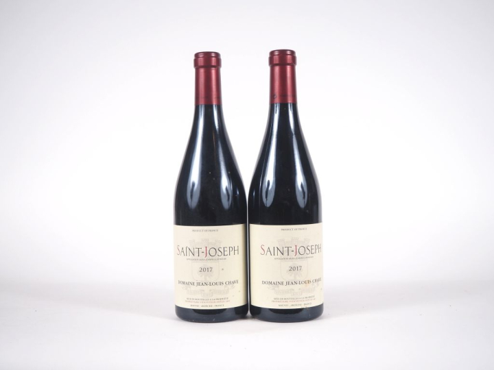 2 BOUTEILLES SAINT JOSEPH DOMAINE JEAN LOUIS CHAVE - 2017 