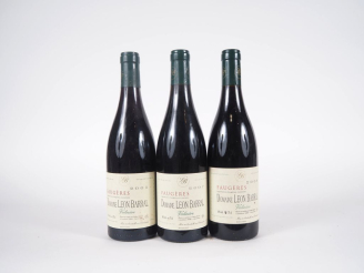 Vente aux enchères 3 BOUTEILLES DOMAINE LÉON BARRAL "VALINIÈRE" FAUGÈRES : 2005/2007/2008