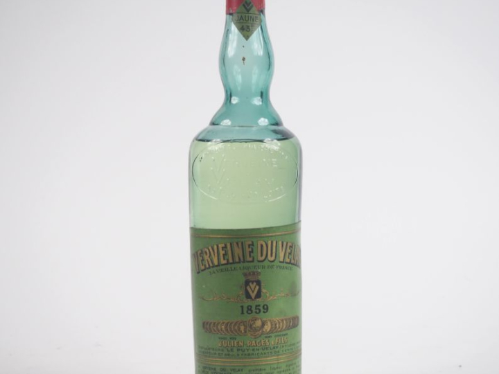 1 BOUTEILLE VIEILLE BOUTEILLE VERVEINE DU VELAY JAUNE - 43 % 