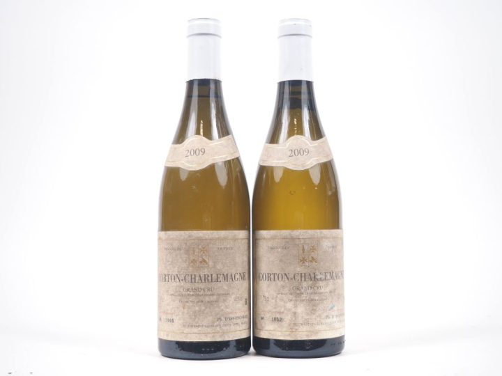 2 BOUTEILLES CORTON CHARLEMAGNE GC PH. D'ISSONCOURT - 2009 - ES