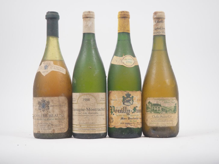 4 BOUTEILLES : 1 SAVIGNY LES BEAUNE DOMAINE DU CHÂTEAU DE MEURSAULT - 