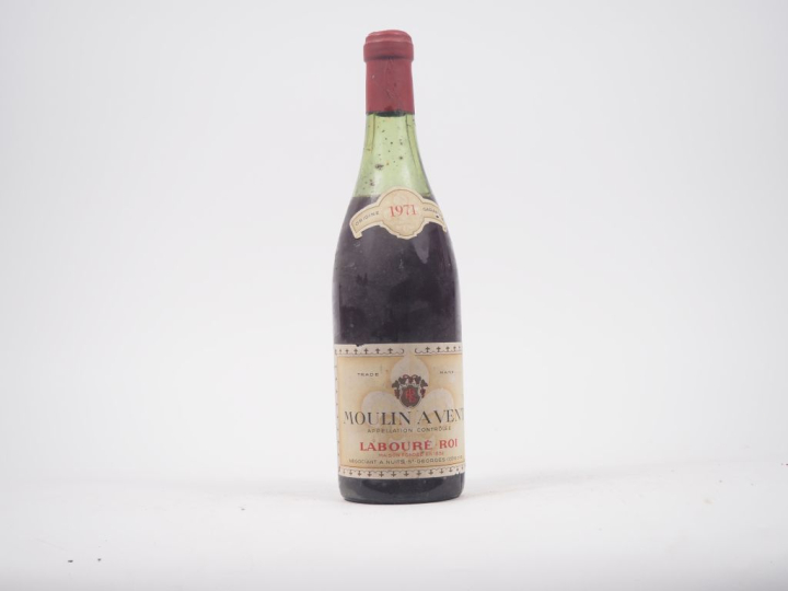 1 BOUTEILLE MOULIN A VENT LABOURÉ ROI - 1971 - 5,3 CM 