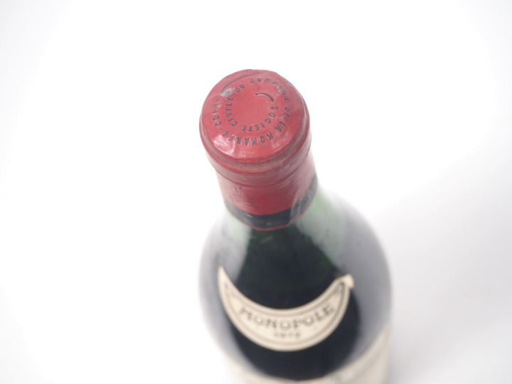 1 BOUTEILLE LA TÂCHE DOMAINE DE LA ROMANEE CONTI - 1972 - 4,9 CM/ETLA