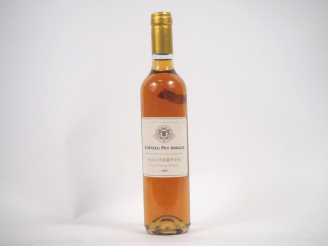 Vente aux enchères 1 BOUTEILLE (50 cl) CHÂTEAU PEY ARNAUD SAUTERNES - 2012