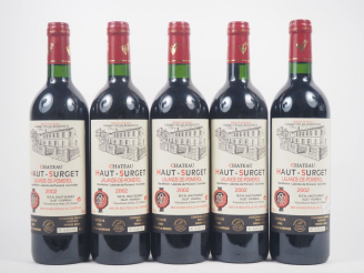 Vente aux enchères 5 BOUTEILLES CHÂTEAU HAUT SURGET LALANDE DE POMEROL - 2002