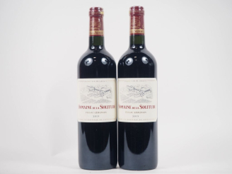 Vente aux enchères 2 BOUTEILLES DOMAINE DE LA SOLITUDE GRAVES - 2015 