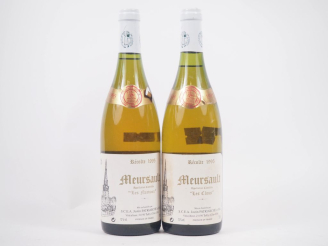 Vente aux enchères 2 BOUTEILLES MEURSAULT JUSTIN PATRIARCHE ET FILS 1995 : 1 "LES MARBAUX
