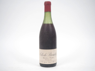 Vente aux enchères 1 BOUTEILLE CÔTE DE BROUILLY TRÉNEL FILS - 1967 - 5 CM/CAPS CORRODÉE