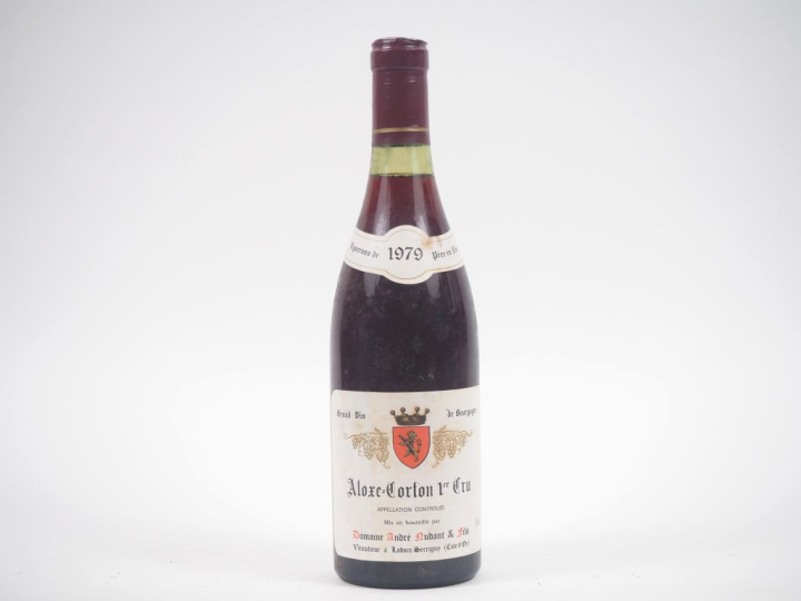 1 BOUTEILLE ALOXE CORTON 1er CRU DOMAINE ANDRÉ NUDANT   FILS - 1979