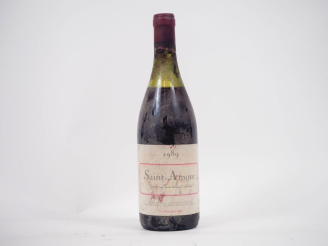 Vente aux enchères 1 BOUTEILLE ST AMOUR SAVOUR CLUB - 1989 - 5 CM 