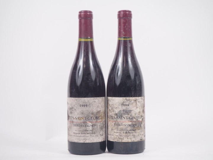 2 BOUTEILLES NUITS ST GEORGES "VIEILLES VIGNES" DOMAINE ALAIN MICHELOT