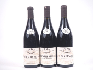Vente aux enchères 3 BOUTEILLES CÔTE DE NUITS VILLAGES SYLVIE ESMONIN - 2007 