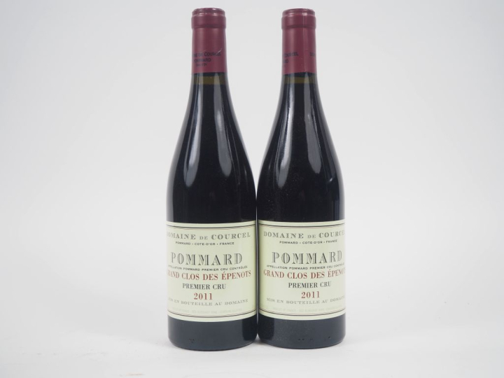 2 BOUTEILLES POMMARD 1er CRU "GRAND CLOS DES ÉPENOTS" DOMAINE DE COURC