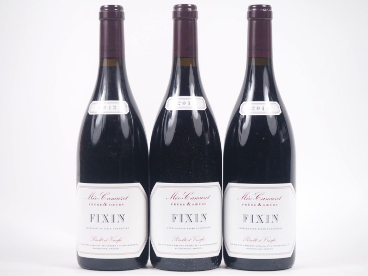 3 BOUTEILLES FIXIN DOMAINE MÉO CAMUZET - 2012