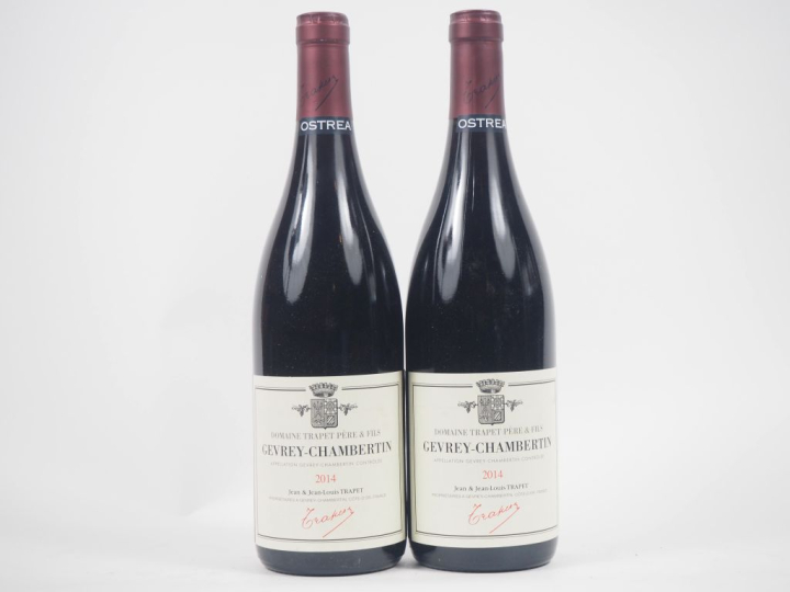 2 BOUTEILLES GEVREY CHAMBERTIN DOMAINE TRAPET PÈRE ET FILS - 2014