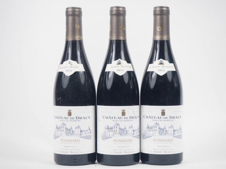 3 BOUTEILLES POMMARD CHÂTEAU DE DRACY BARON DE CHARRETTE ALBERT BICHOT