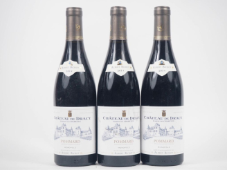 Vente aux enchères 3 BOUTEILLES POMMARD CHÂTEAU DE DRACY BARON DE CHARRETTE ALBERT BICHOT