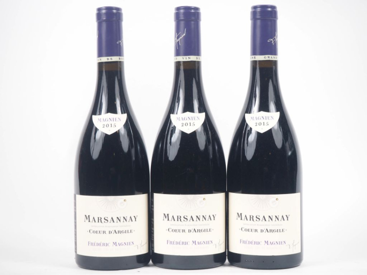 3 BOUTEILLES MARSANNAY "CŒUR D'ARGILE" FRÉDÉRIC MAGNIEN - 2015
