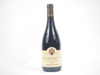 Vente aux enchères 1 BOUTEILLE MOREY ST DENIS "CUVÉE DES ALOUETTES" DOMAINE PONSOT - 2017