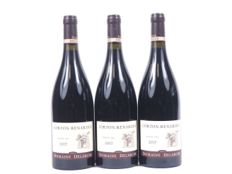 Vente aux enchères 3 BOUTEILLES CORTON RENARDES GC DOMAINE MARIUS DELARCHE - 2017
