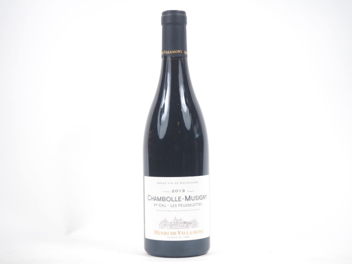 1 BOUTEILLE CHAMBOLLE MUSIGNY 1er CU "LES FEUSSELOTTES" HENRI DE VILLA