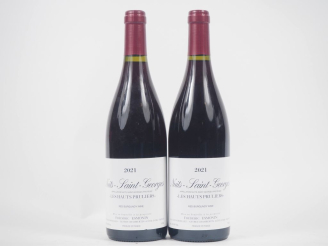 Vente aux enchères 2 BOUTEILLES NUITS SAINT GEORGES "LES HAUTS PRULIERS" FRÉDÉRIC ESMONIN