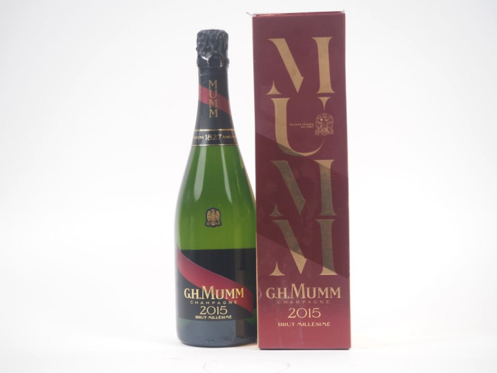1 BOUTEILLE CHAMPAGNE MUMM - 2015 - COFFRET