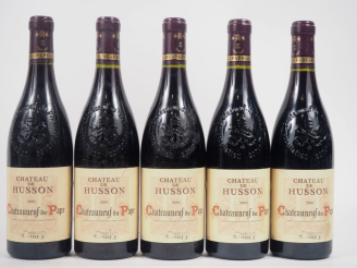 Vente aux enchères 5 BOUTEILLES CHÂTEAU DE CUSSON CHÂTEAUNEUF DU PAPE - 2005