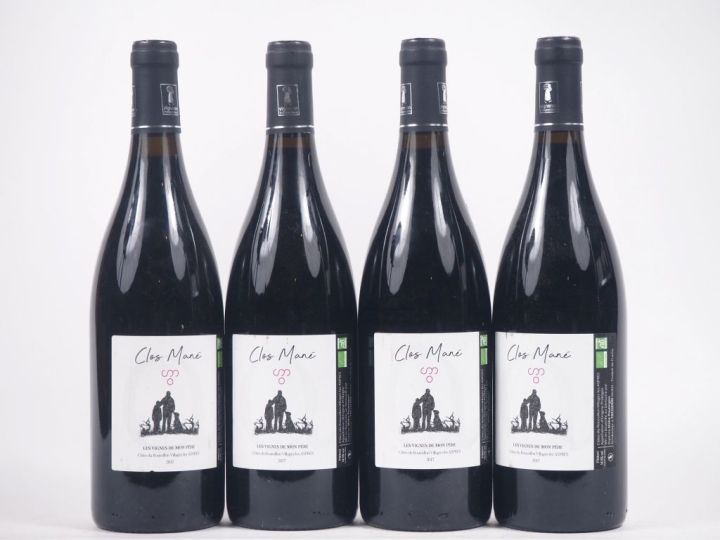 4 BOUTEILLES CÔTES DU ROUSSILLON VILLAGES CLOS MANÉ "LES VIGNES DE MON