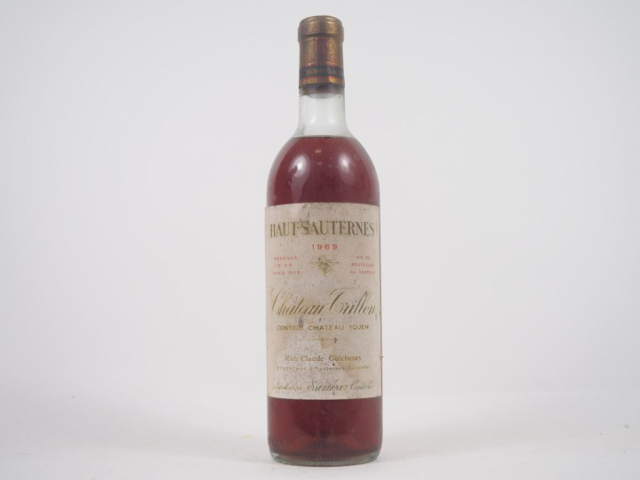 1 BOUTEILLE HAUT SAUTERNES CHÂTEAU TRILLON - 1969 - LB-HEP/EA 