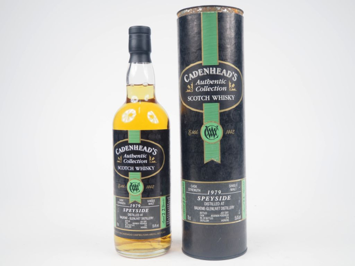 BALVENIE-GLENLIVET 22 YEARS CADENHEADS DISTILLED : 1979 - BOTTLED : 07